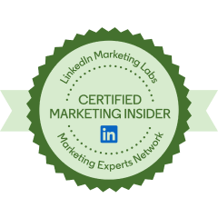 Numatic Certificate - Certified Marketing Insider by Linkedin Marketing Labs logo