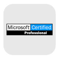 Numatic Certificate - Microsoft Certified Professional logo